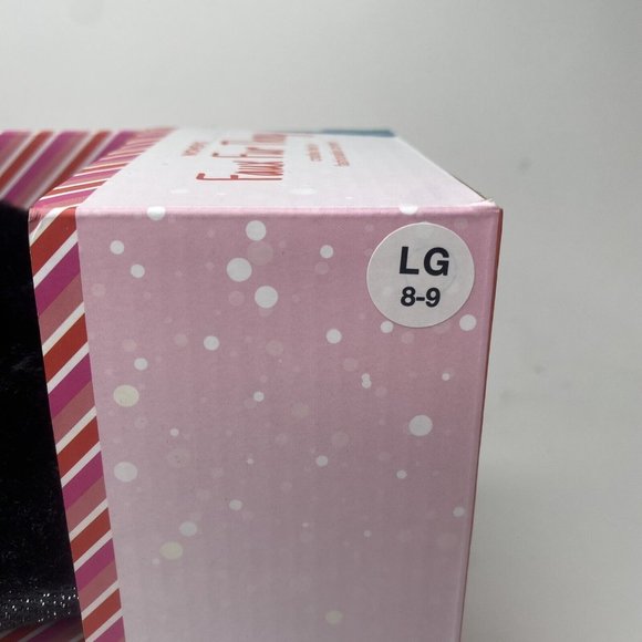 Totes Toasties Women' s Faux Fur Thong Slippers Color Black Size LG ( 8-9 ) - Picture 3 of 9